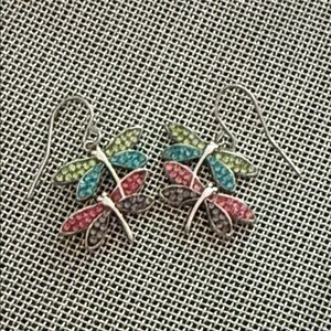 Colorful Dragonfly Earrings